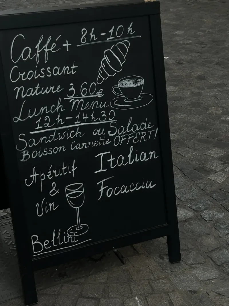 L'ardoise du jour
